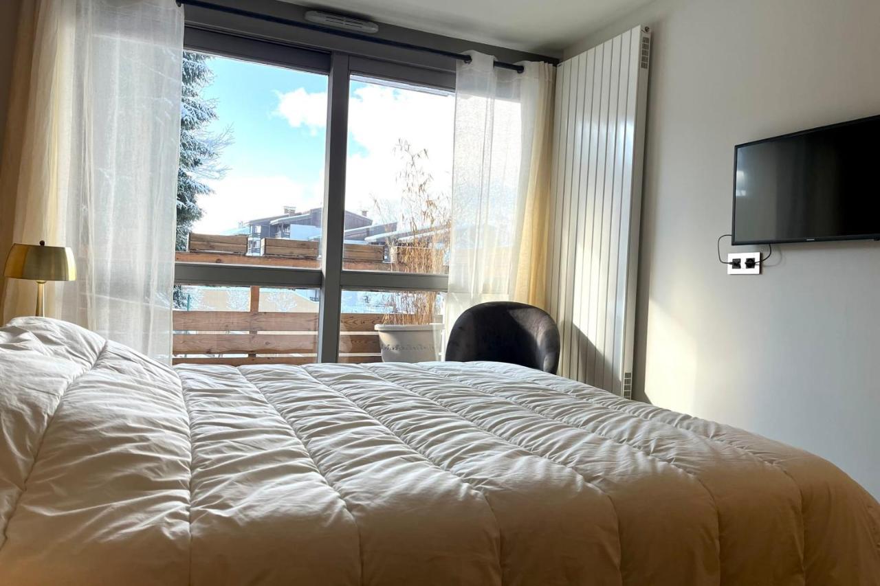 Modern Apt At The Foot Of The Slopes In Межев Экстерьер фото